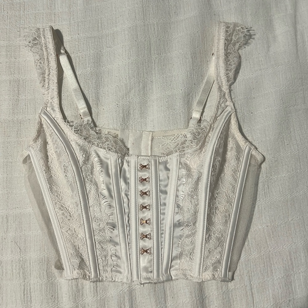 Victoria’s Secret White Corset Top